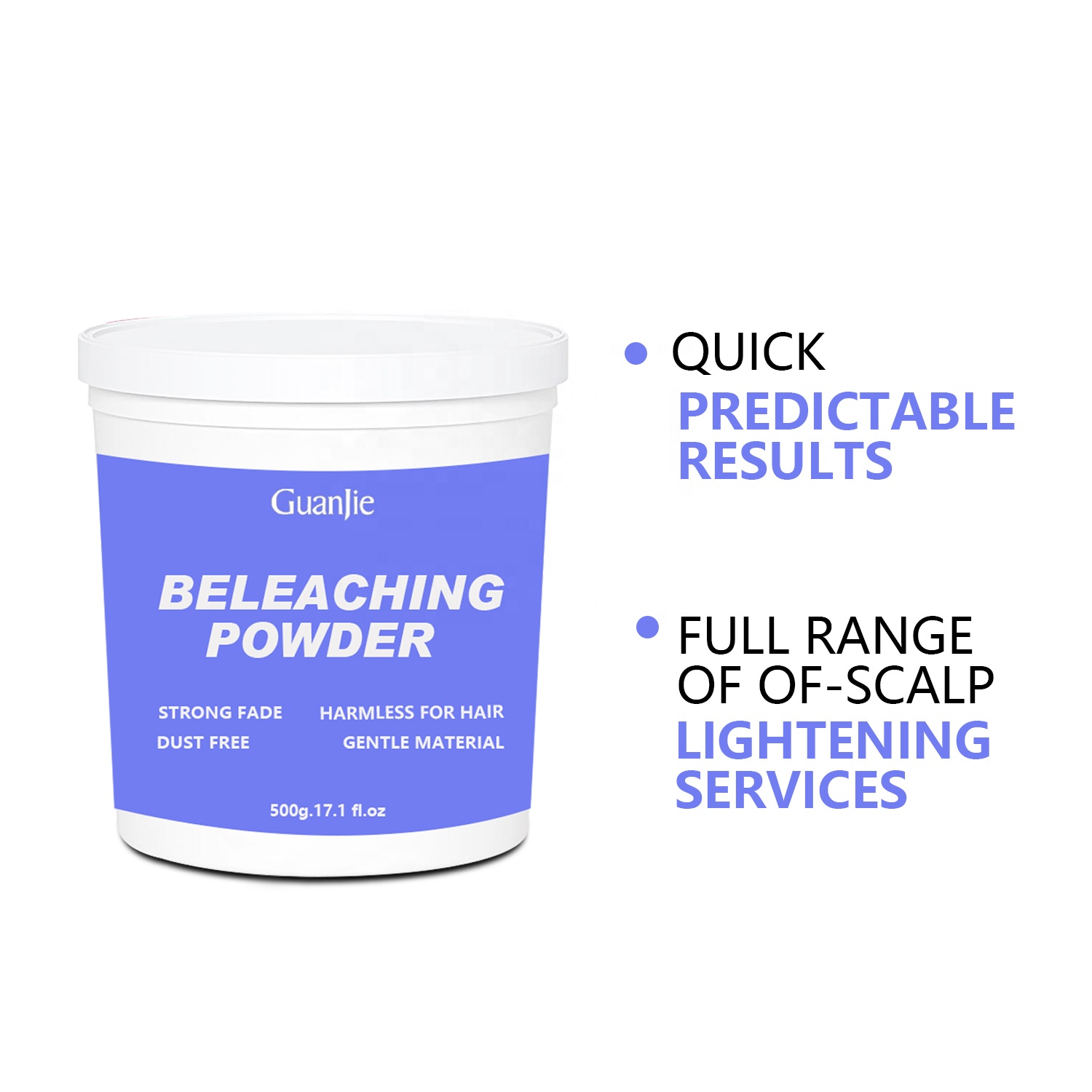 Lightening Hair Blonder Powder Blue Hair Dye Bleach Powder Permanent Form Cream