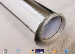 Quality Heat Insulation 0.43mm Thick Aluminium Foil Coated Fiberglass Fabric wholesale