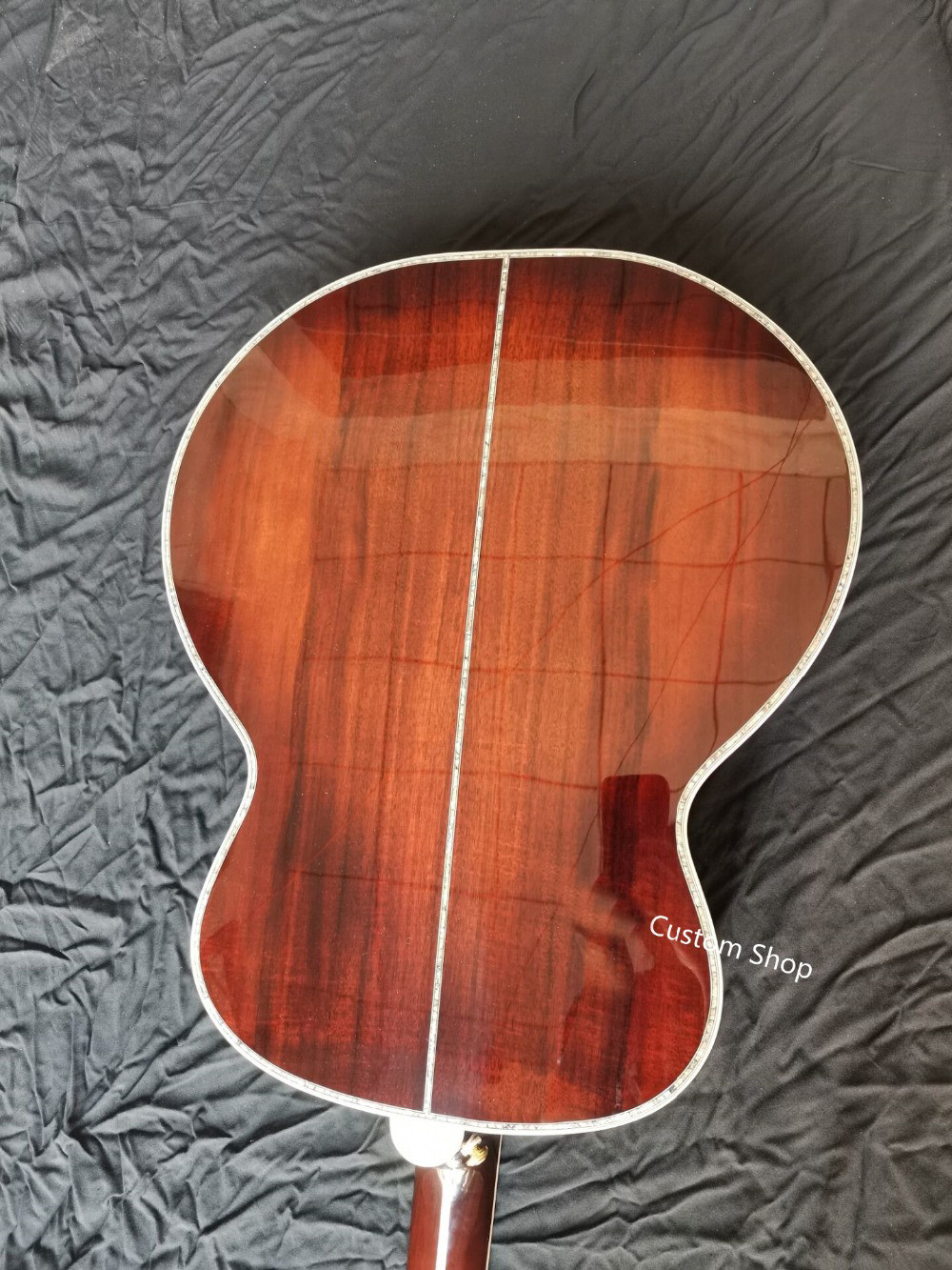 Aaaa All Solid Koa Wood 43 Inch Custom Design Jumbo Body Acoustic Guitar