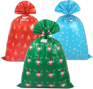 Quality 36X44&quot; Plastic Christmas Gift Bags For Festival Packing wholesale