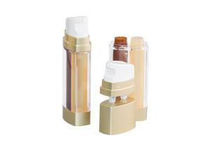 Quality Innovative Double Tube Airless Bottle 15ml*2 wholesale