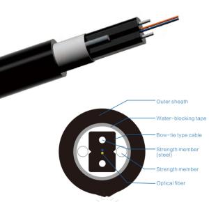 Quality GJYXFHA Direct Burial Fiber Optic Cable 4 Core PE LSZH Sheath wholesale