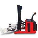 Forklift 1000Kg Erect Powered Film Roll Lifting Equipment Trolley