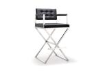 Wear Resistant PU Leather 0.57m3 25KGS Modern Bar Stools