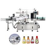 Square Bottle Labeling Machines Automatic Label Dispenser Bottle Labeling