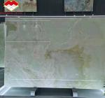 Modern Afghan Green Onyx Stone Slab for Hotel Living Room and Dining Hall
