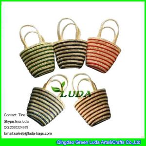 Quality LUDA 2012 fashion straw bag small wheat straw kids handbags wholesale