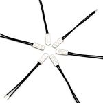 AC 250V 10A 185℃ High Temperature Protection Bimetallic Switch Thermostat