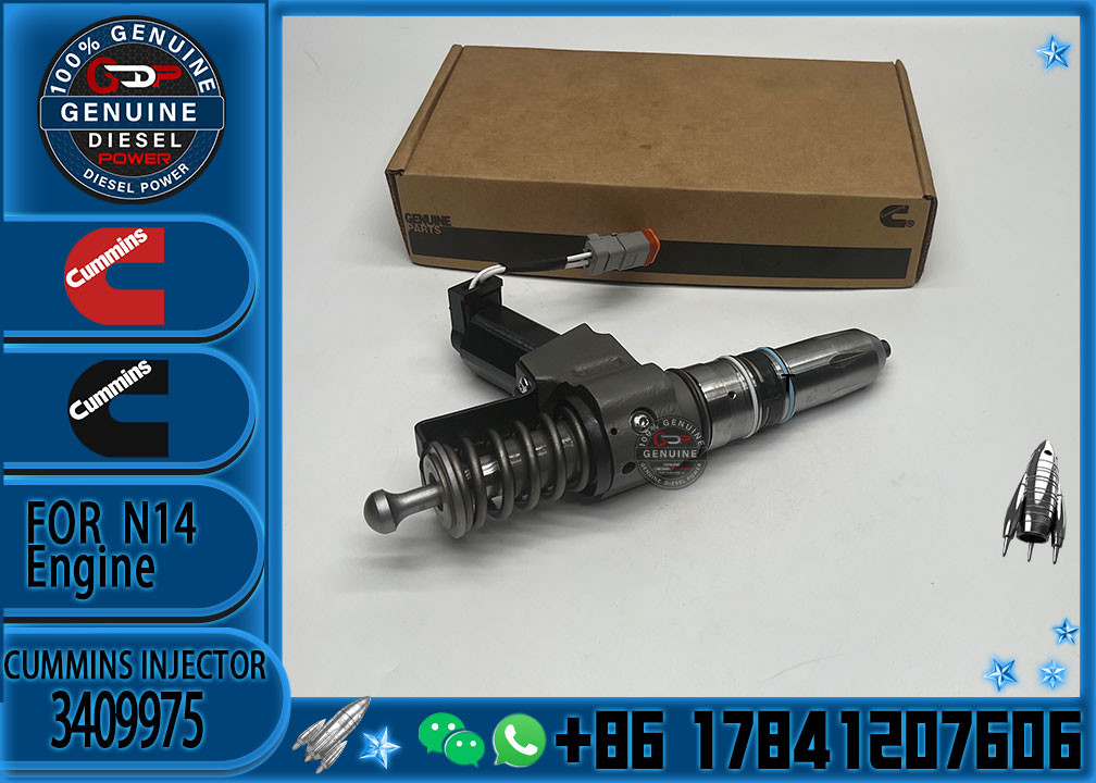 Engine common rail fuel injector 3411760 3081315F 3409975 3409975 for Cummins N14