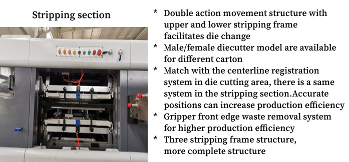 JIGUO Semi-Automatic Die Cutting Stripping Machine Cardboard Box