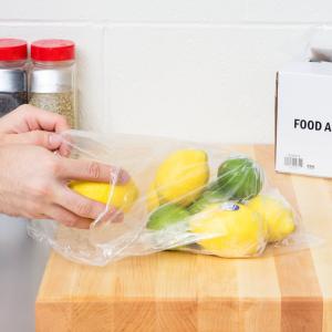 Quality Simple Food Safe Storage Bags , Rolled Food Grade Clear Bags 10&quot; X 14&quot; wholesale
