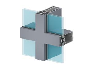 Quality Lightweight Aluminium Curtain Walling Heat Insulation Good Wear Resistance wholesale