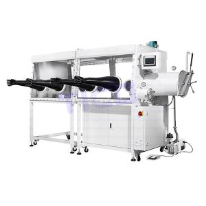 Quality Two Section Vacuum Glovebox Double Work Station Laboratory Use wholesale