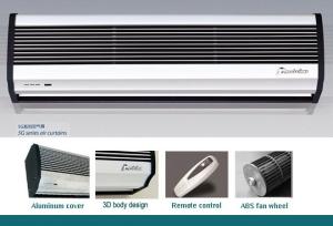 Quality Fire Resistance Cool / Hot Air Door Heaters Air Curtain With Aluminum Cover wholesale
