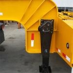 High Quality Lowbed Trailer Transport Heavy Machine Low Bed Truck Semi Trailer