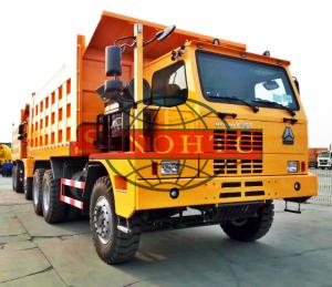 Quality GVW 60 ton dump truck , 6x4 Strengthened heavy tipper trucks for Mining site wholesale