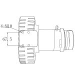 Aerial Equipment 100RPM 0.4KW Drive Wheel Unit