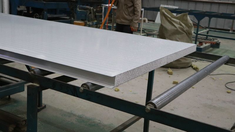 Waterproof 80kg/M3 Wall Insulation Silica Sandwich Panel