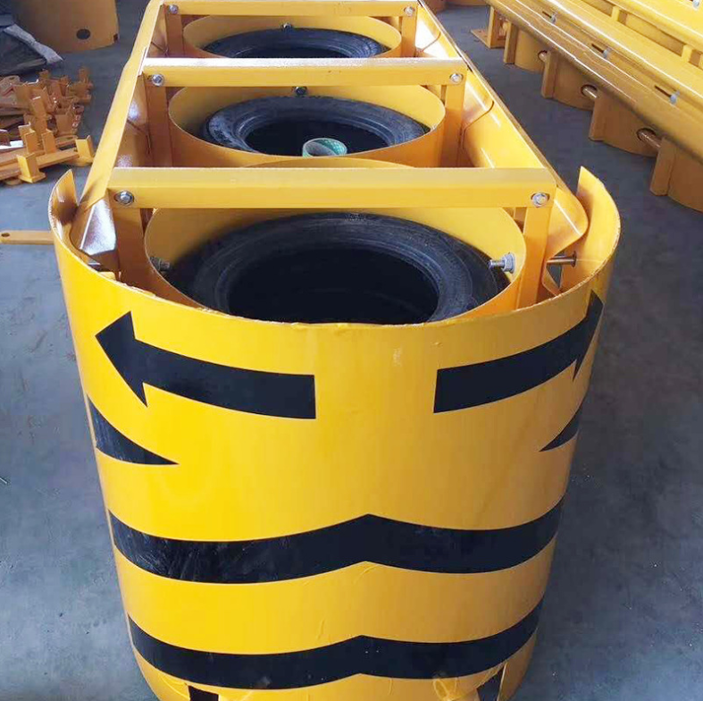 Roadway Safety Barrier Galvanized And Powder Coated Guardrails For Highways