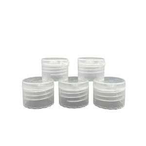 Quality Rigid Plastic Disc Top Flip Cap Screw 20/410 Ribbed / Smooth Finishing wholesale