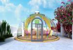 High Toughness Luxury Waterproof Polycarbonate Dome Tent Eco With Bathroom PC