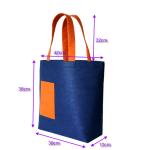 Shopping 35x39.5cm Yellow 30x40x10cm Felt Tote Bag