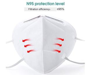 Quality White Surgical N95 Medical Mask Single Use N95 Breathing Mask With Valve wholesale