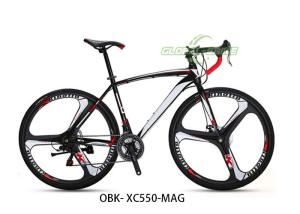 Quality Unisex Steel Frame Road Riding Bike With Disc Brake Shimano 21 Speed wholesale