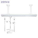 ICU Medical Gas Pendant Horizontal Rail Movement