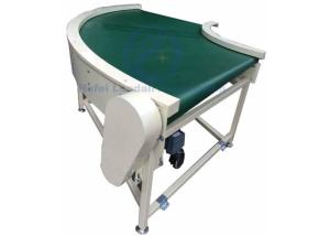 Quality Bend Industrial Conveyor Systems , PVC Belt Conveyor Equipment For Finished Bags wholesale