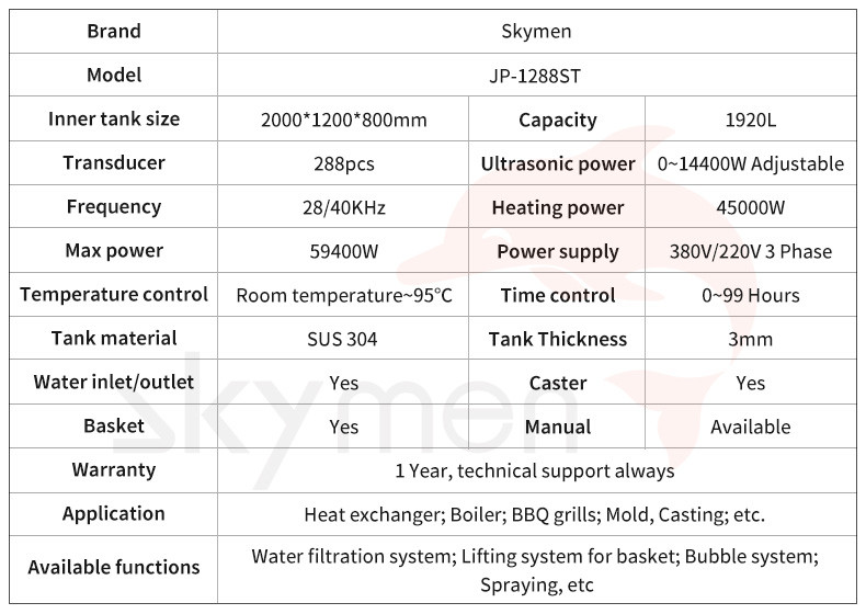 1700 Gallon 28KHz Ultrasonic Washing Machine For Coal Fired Boiler