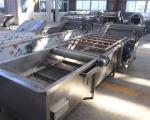 High Pressure Air Bubble Vegetable Wash Line , Fruit And Vegetable Washer