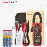 HT208A Digital Clamp Meter 6000counts Habotest 1000V Ohm Hz Temperature NCV, VFD