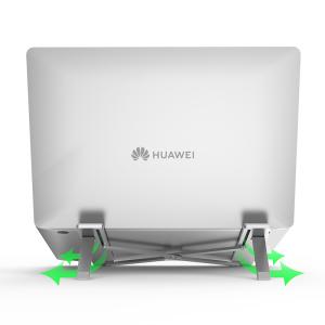 Quality 385g Collapsible Portable Foldable Laptop Stand Silver W257mm wholesale