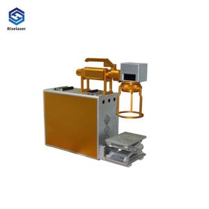 Quality Aluminum Fiber Laser Marking Machine 20 Watt 1064nm Wavelength Air Cooling System wholesale
