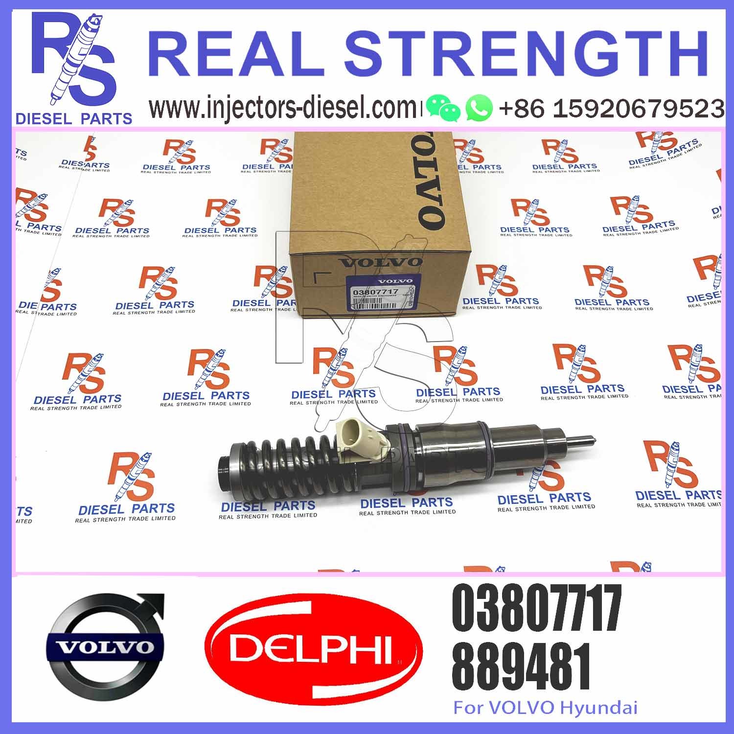 New Diesel Fuel Injector BEBE4C11001 03807717 03807717 For V-O-L-V PENTA Engine D12 775BHP