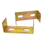nylon guide roller bracket NRB02, material: steel, color: yellow zinc plating