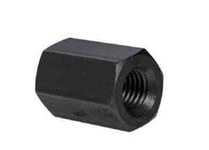 China Black Zinc Plated Hexagon Lock Nut , Carbon Steel Hexagon Coupling Nuts on sale