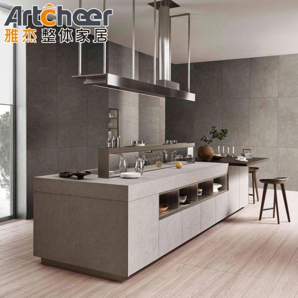 Upgrade Your Kitchen island cabinets with E0 Grade White Oak Material Blind