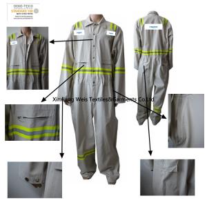 Quality Fire Resistant Coveralls With Reflective Tape wholesale