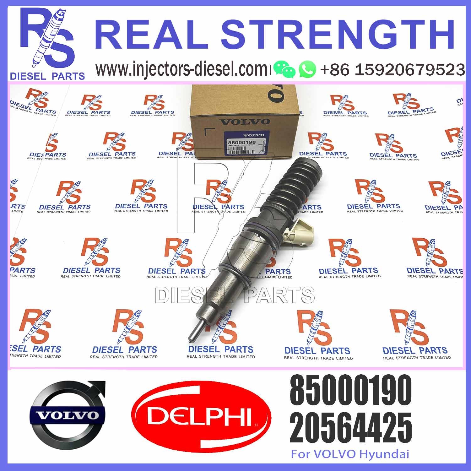 Diesel Injector 20500620, 7420500620, 85000190, BEBE4C03001, BEBE4C03101 for V-O-L-V Penta engine TAD940VE D9A, Euro 2, Eu