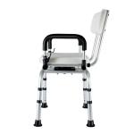 Adjustable Armrests Disabled Shower Seat 360 Degree Swivel Shower Seat With
