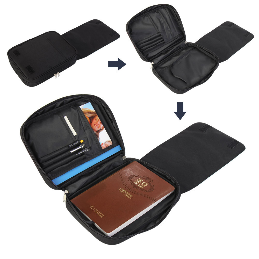 Blank Sublimation Handbag Custom Storage Bag For Holding Books Certificate Card Passport