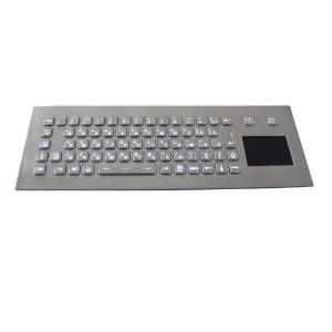 Quality IP67 dynamic waterproof stainless steel industrial keyboard with sealed tough touchpad wholesale
