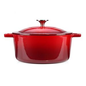 Quality Enamel round cast iron casserole 25cm wholesale
