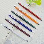 Factory hot selling and high quality plastic rubber square shape hotel pen