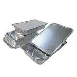 Environmental Friendly Rectangle Aluminum Foil Takeaway Container for Food