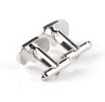 Custom Metal Cufflink Anniversary Wedding Cuff Links as gifts