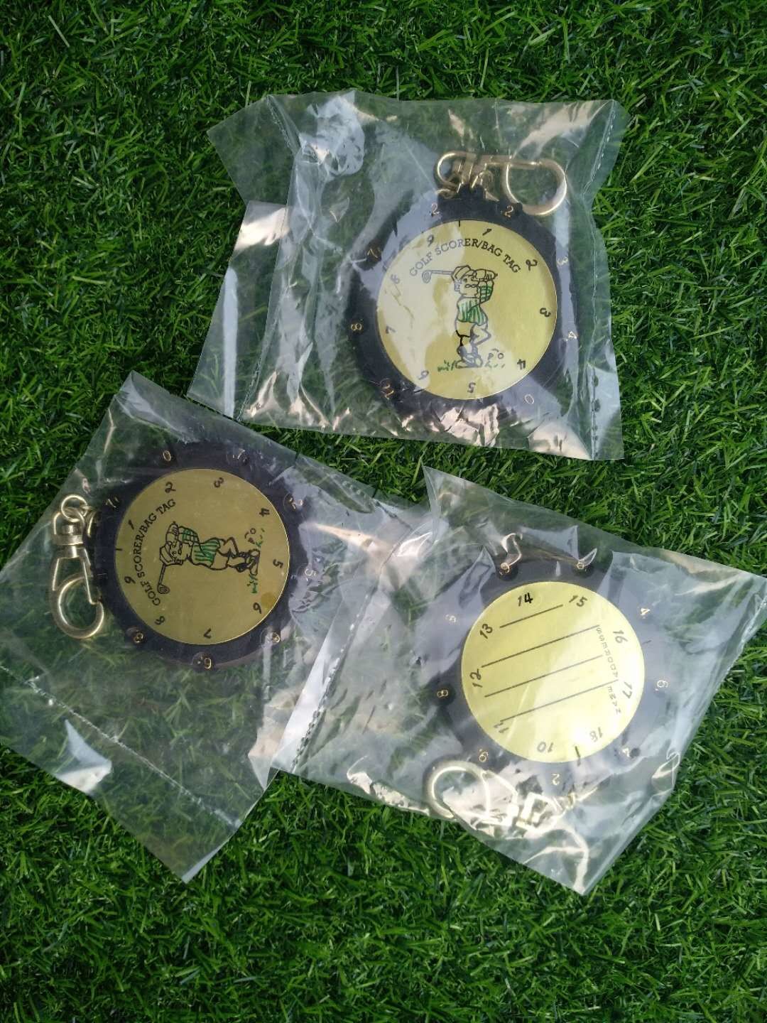 golf scorers , golf scorer , plastic golf scorer with round