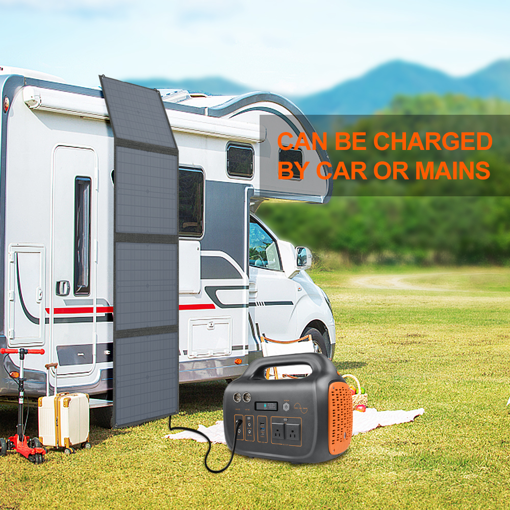 Lithium ions Solar Generator Power Bank 720.72Wh AC 220V 110V 600W portable solar power station